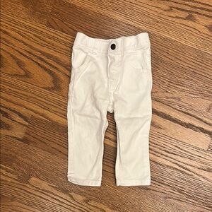 GUC Carter's White Pull On Jeans; 18M